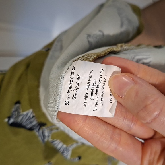 Mata Traders "Callie" Olive & Novelty Zebra Print Fixed Wrap Dress (Size M) - Picture 9 of 9